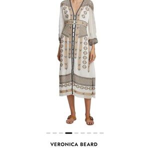 Veronica Beard Julianna button front dress.